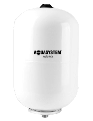 Zilio-Solar-Ausdehngefäß 24l mit Flansch u. Wandhalter Ø280mm, H=483mm, Anschluss 3/4"AG, Vordruck 2,5 bar