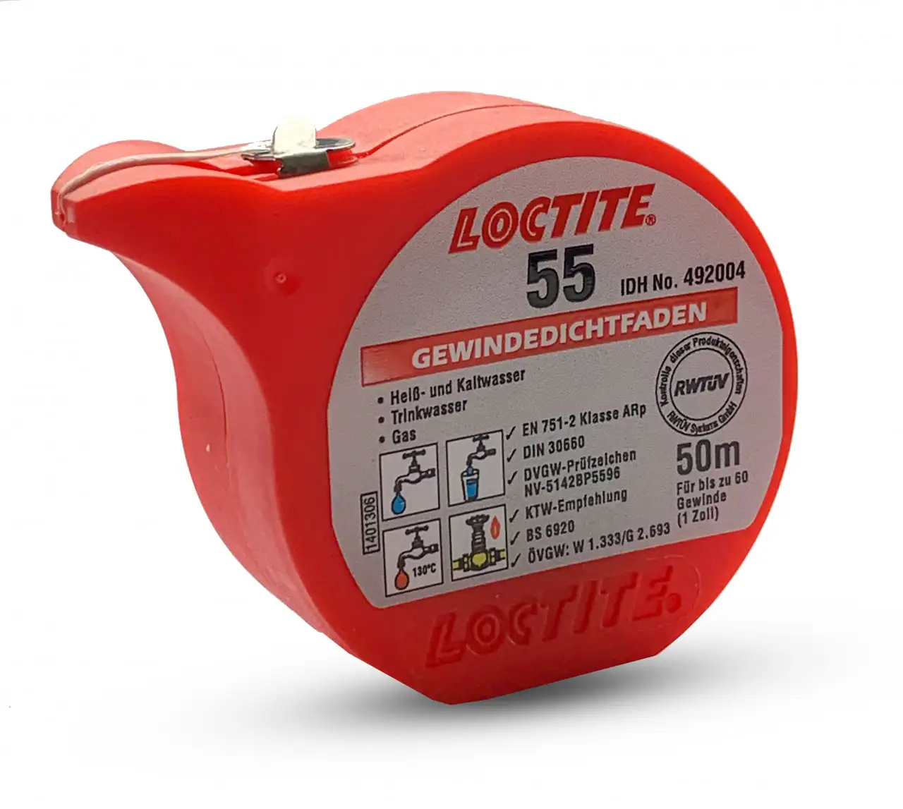 Loctite 55 Gewindedichtfaden 50m DVGW geprüft 