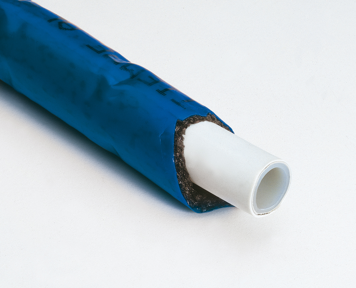 Mehrschichtverbundrohr (6mm iso., blau) D=20, Rolle 50m