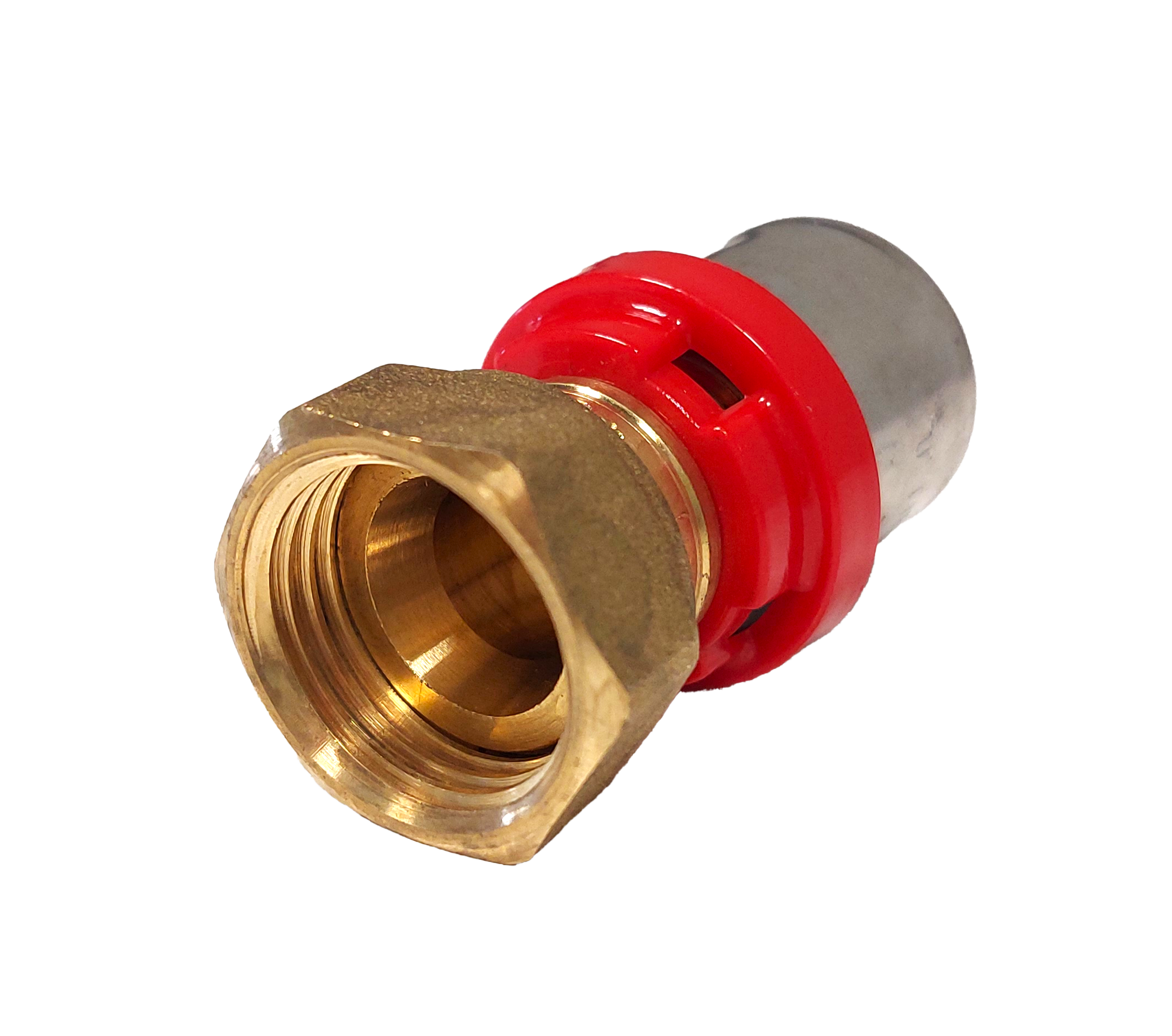 PVF (1) Press-Übergangsverschraubung flachdichtend