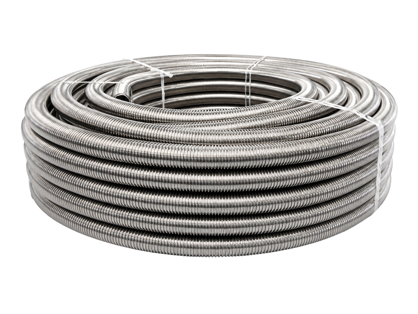 Enggewelltes Edelstahlwellrohr als Ringbund (Rolle) DN8, DN12, DN16 und DN25