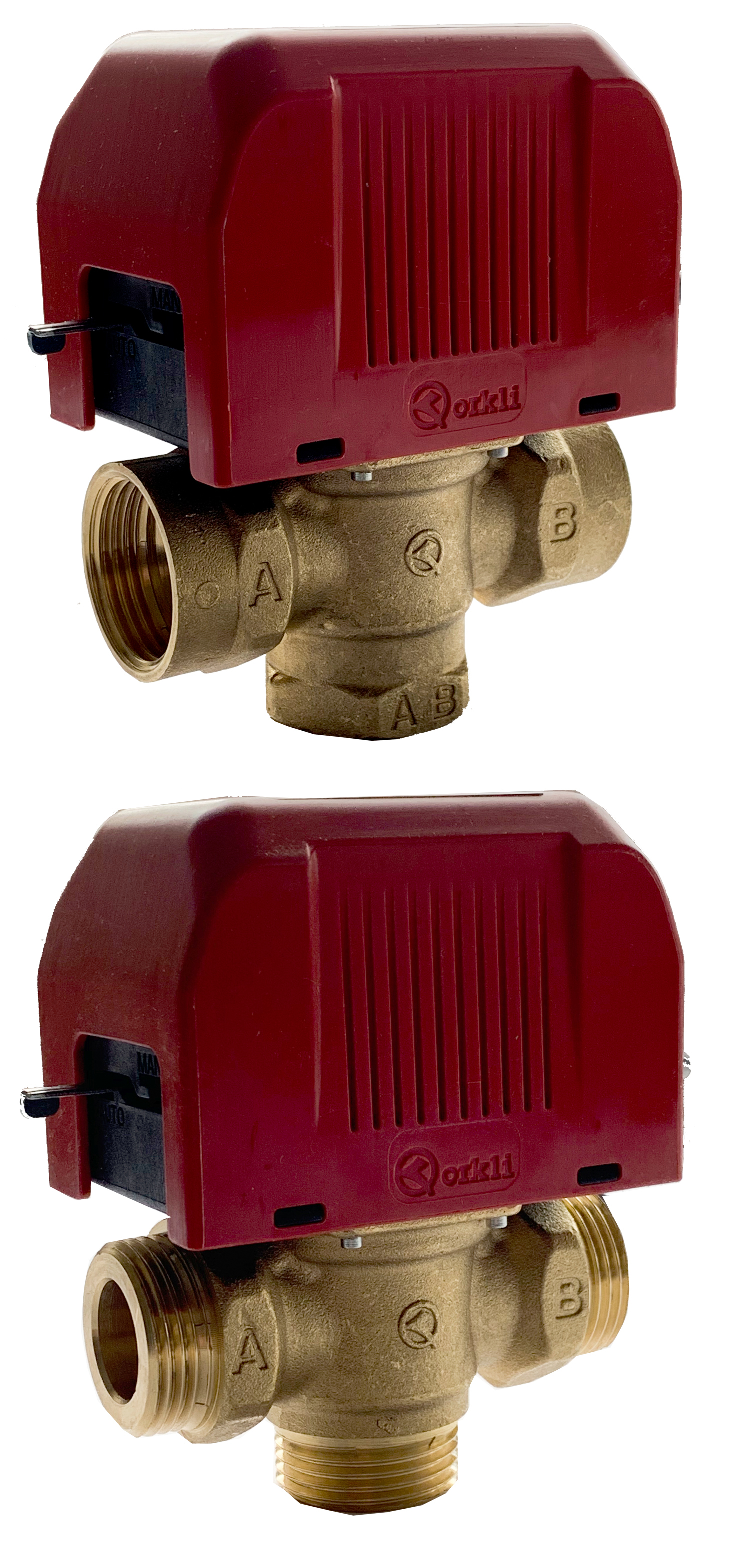 tempvdw-23034 Dreiwegeventil 1"IG mit Motor (Solar + Heizung) 230V