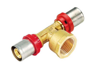 PTG Press-T-Stück mit Mittelabgang IG