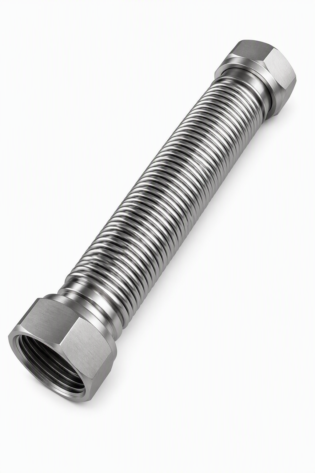 Flex-Schlauch ausziehbar, 2xÜ-Mutter 1", DN25, 200-370mm 2x 1" ÜWM