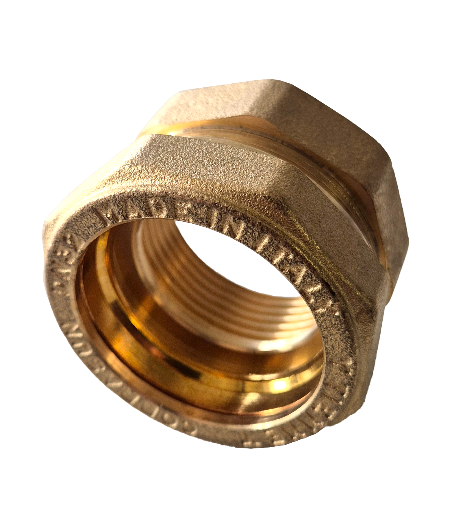 DN32-1 1/4"IG Wellrohrverschraubung metallisch dichtend für weitgewelltes Edelstahlwellrohr