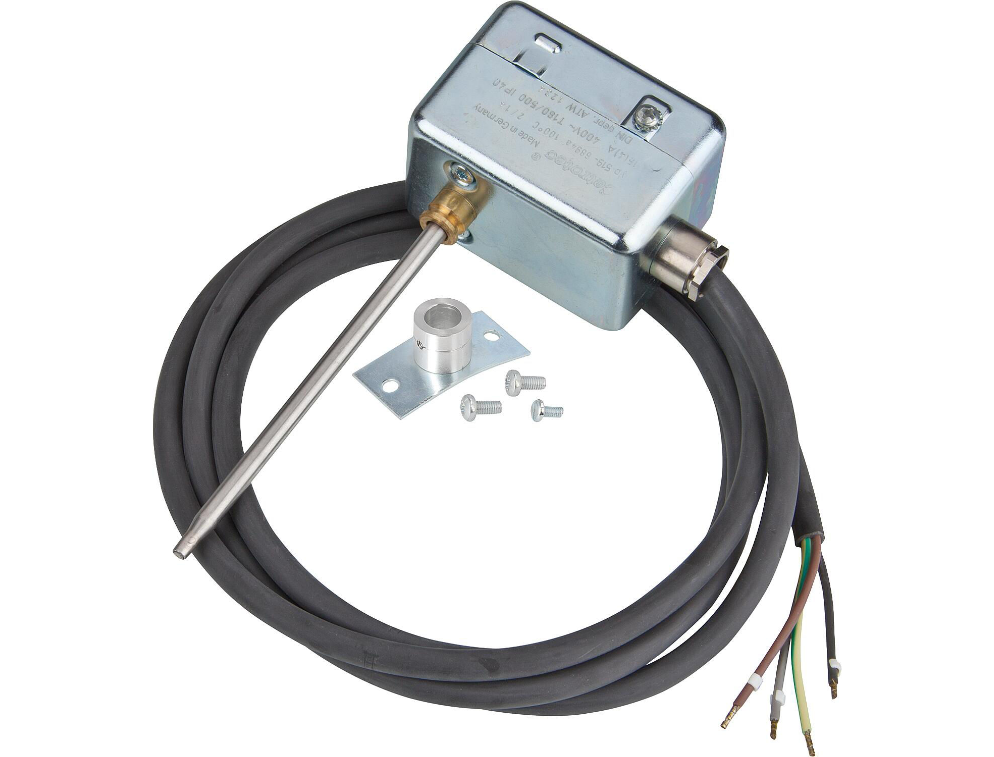 Rauchgas-Thermostat m. Umschaltkont. bei 100 °C (max. 500 °C) 