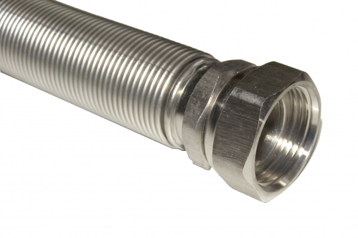 Flex-Schlauch ausziehbar DN25, 500-1000mm 1"AG x 1" ÜWM