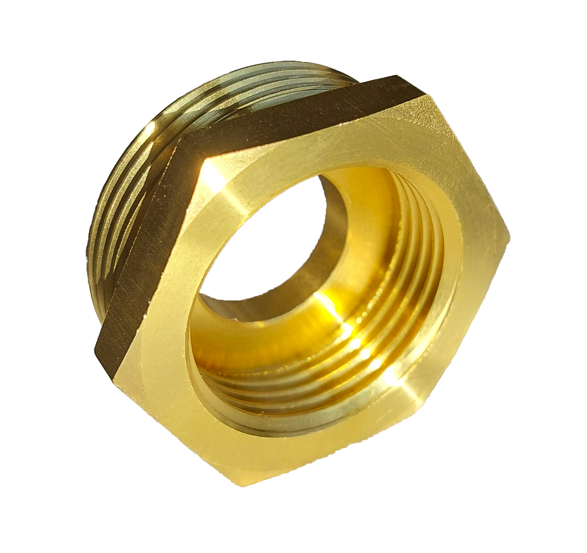 MG-Reduzierstück 3/4"AG - 1/2"IG, flachdichtend 