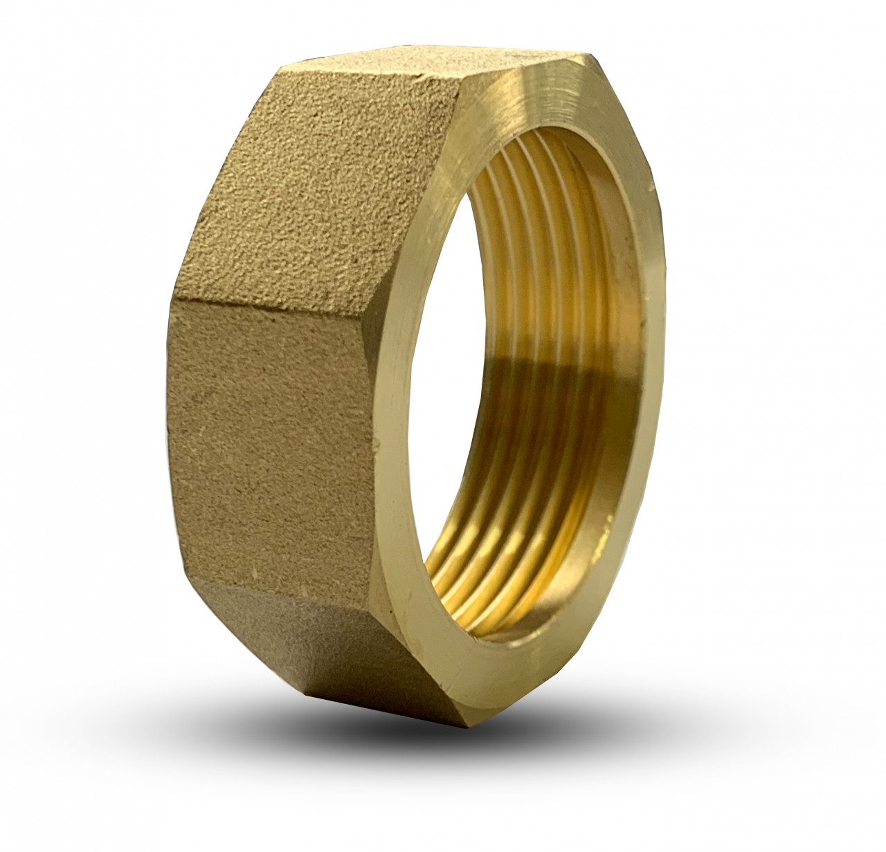 Überwurfmutter Messing unbeschichtet (für Wellrohr)  Überwurfmutter Messing unbeschichtet (für Wellrohr)