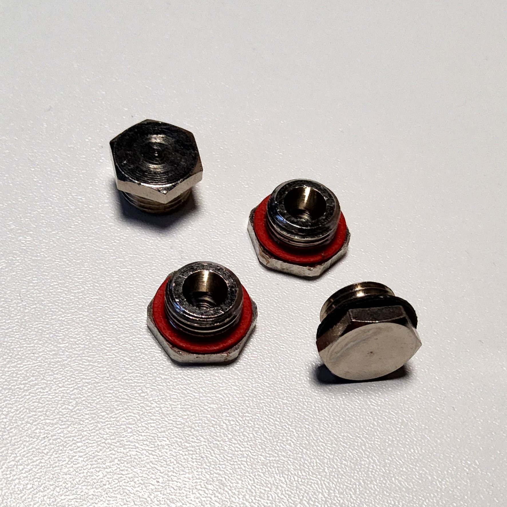 Stopfen 1/4" (verchromt) sechskant