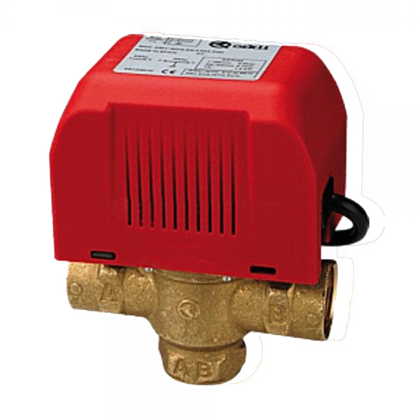 tempa000129_01 Dreiwegeventil 3/4"IG mit Motor (Solar + Heizung) 230 V