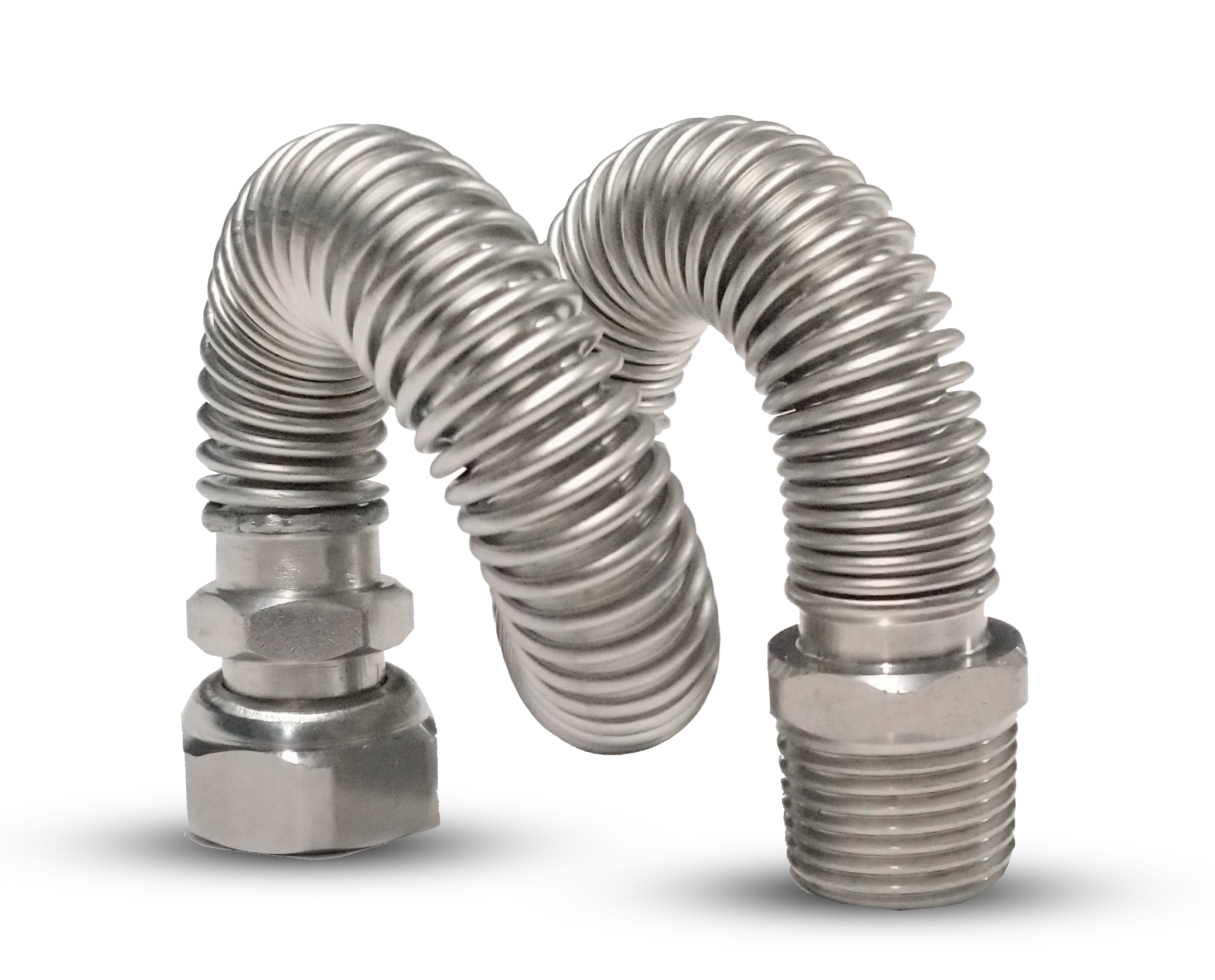 Flex-Schlauch ausziehbar DN25, 500-1000mm 1"AG x 1" ÜWM