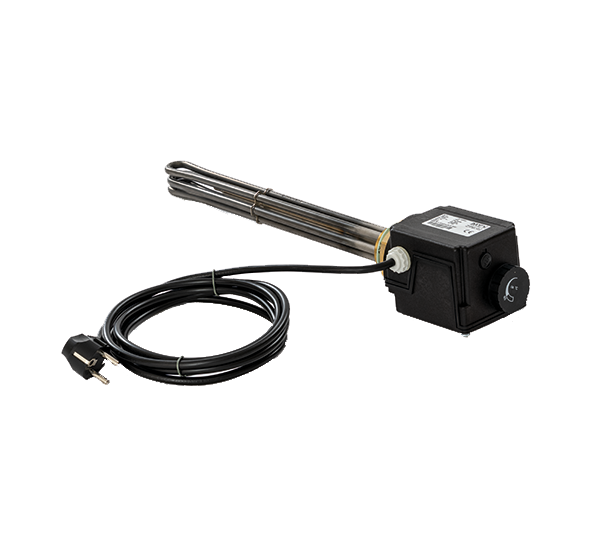 Einschraub-Elektro-Heizstab 3 kW für AC-THOR Heizstabregler, 1-phasig 1 1/2" AG, zur Nutzung überschüssiger PV-Energie, nicht brauchwassergeeignet