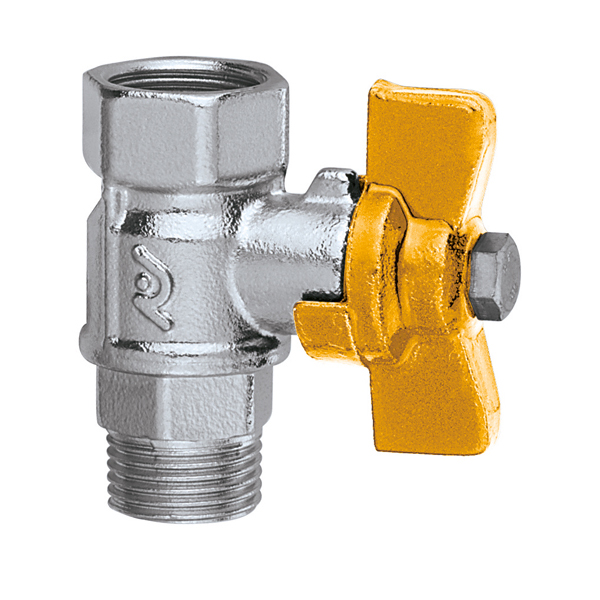 Kugelhahn 3/8"IG-3/8"AG (bis 200 °C) (nicht für Trinkwasser/Brauchwasser geeignet)
