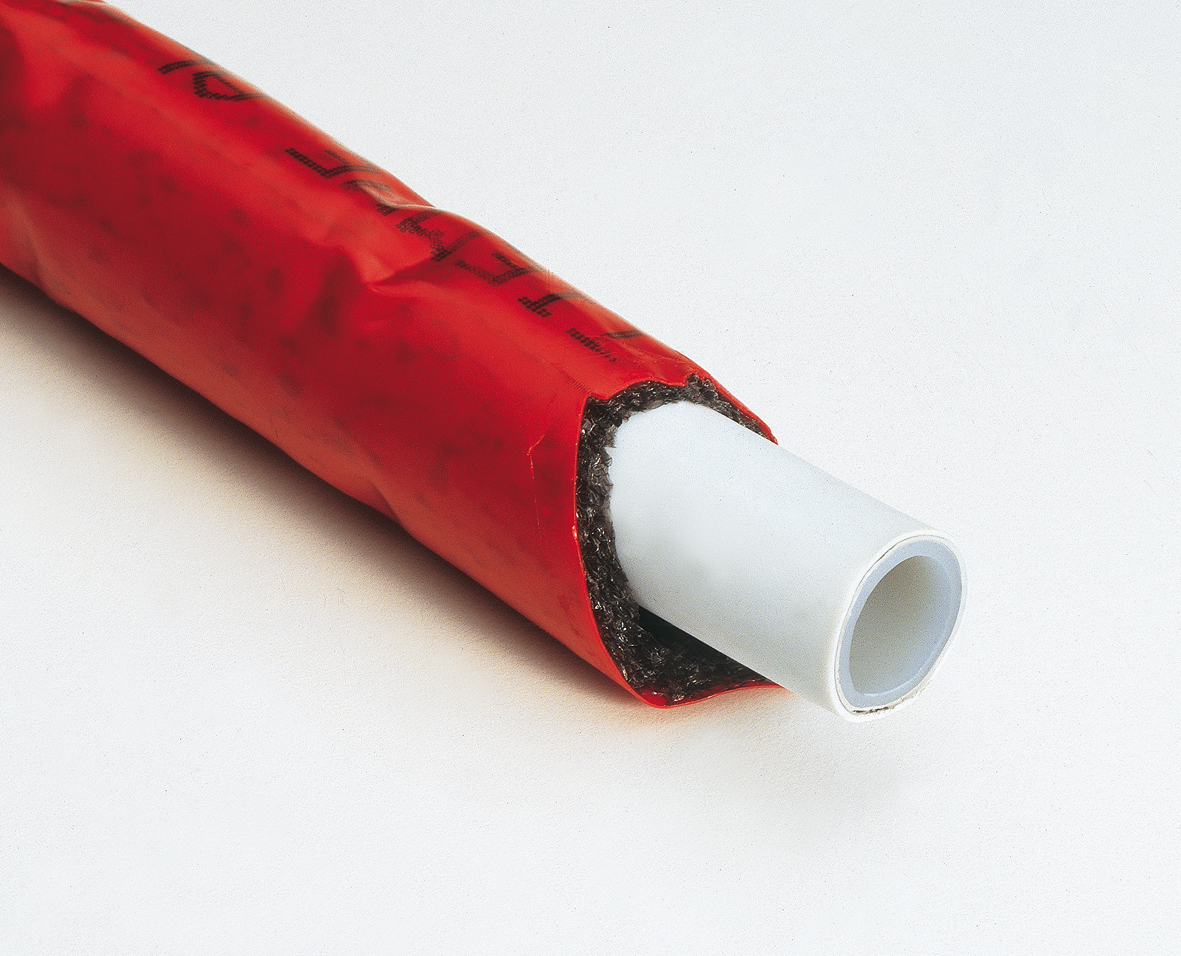 tempa000182_01 Mehrschichtverbundrohr (6mm iso., rot) D=16, Rolle 50m