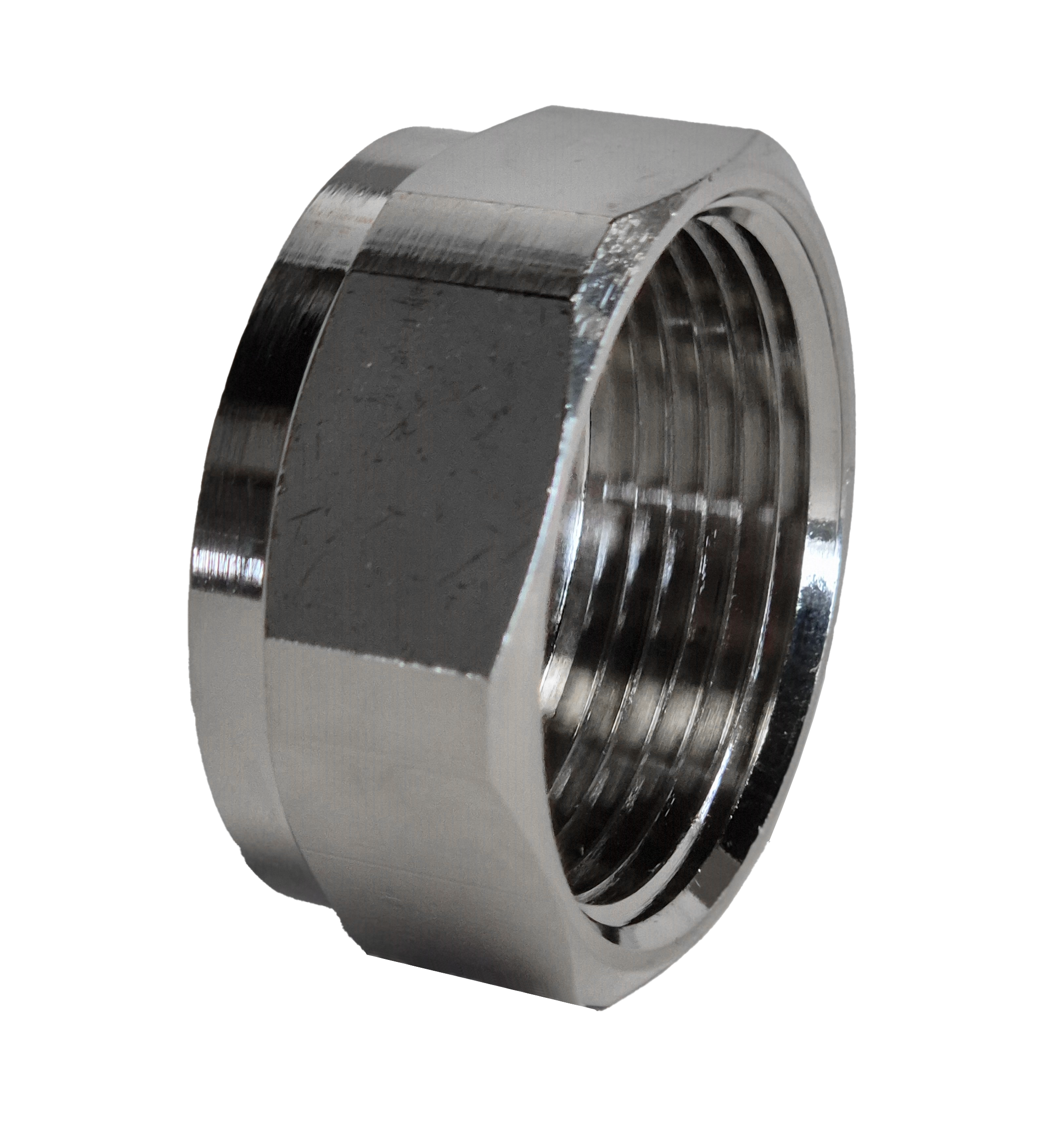 Überwurfmutter MG vernickelt (für Wellrohr)  Überwurfmutter MG vernickelt (für Wellrohr)