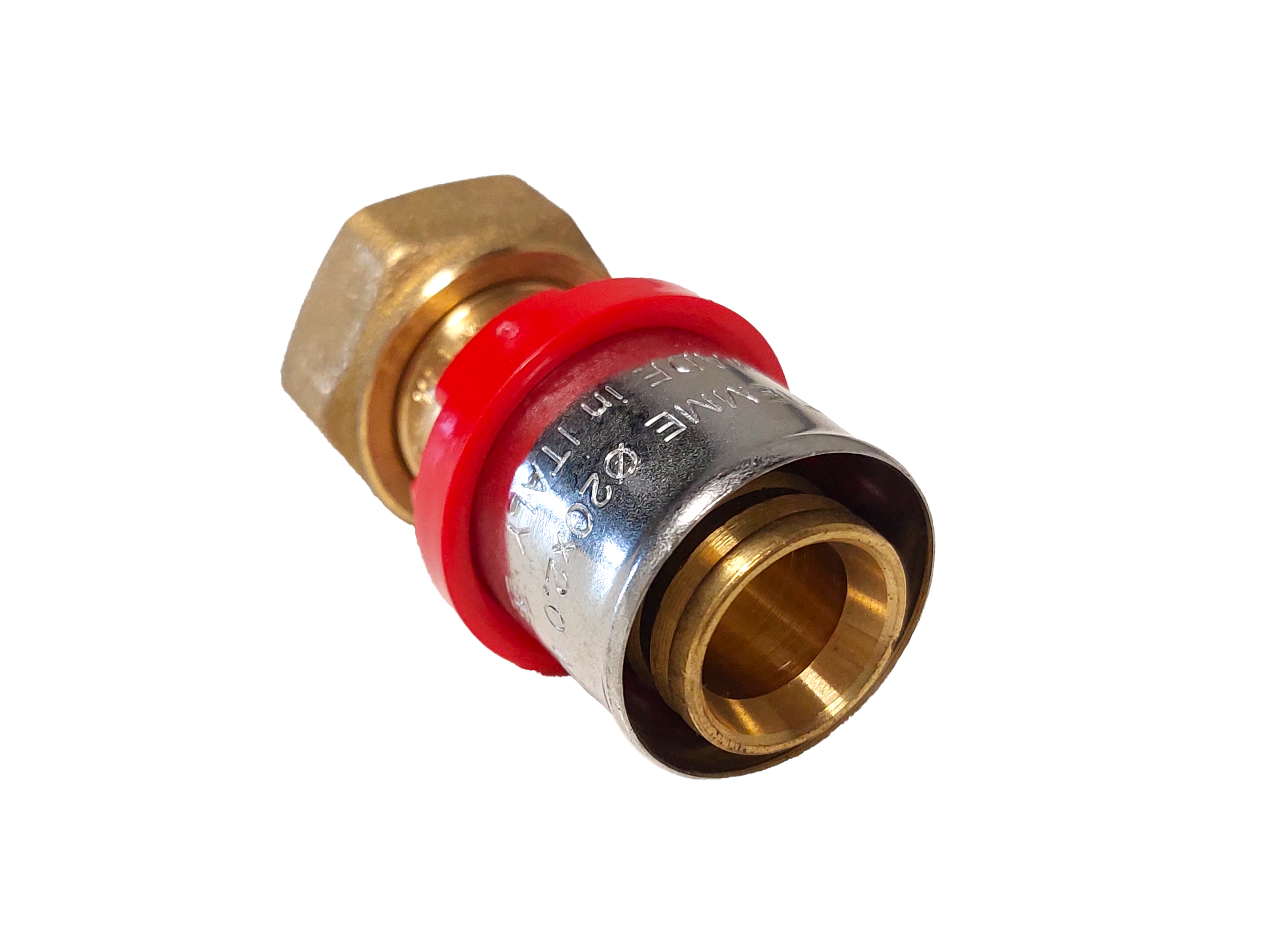 PVF (2) Press-Übergangsverschraubung flachdichtend