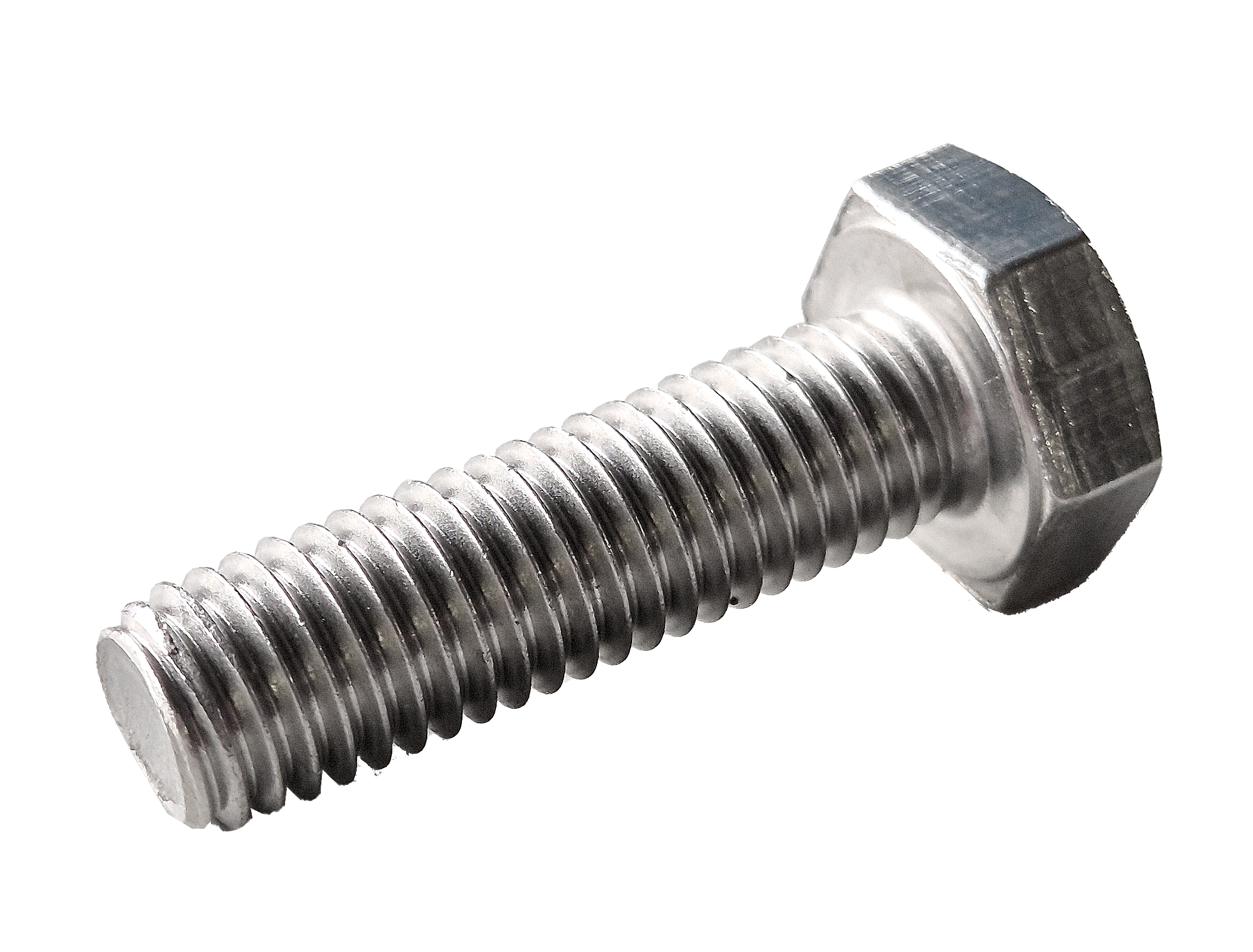 Edelstahlschraube M10 x 16mm (Sechskant) mit Gewinde bis Kopf DIN 933 A2